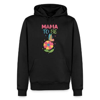 Révélation du sexe Maman pour être la mère de la baby shower Papa - Sweat à capuche Premium bio Homme - noir - Devant - Nico (187cm)