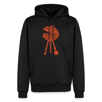 Grill BBQ Barbecue Grill Master Men Grilling - Sweat à capuche Premium bio Homme - noir - Devant - Nico (187cm)