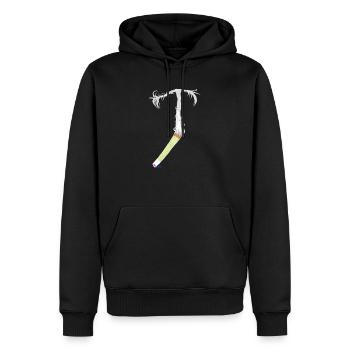 Dormis v2.00Cami - Männer Premium Bio Hoodie - Schwarz - Vorne - Nico (187cm)