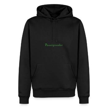 Panzergrenadier Soldaten Armee Truppengattung - Männer Premium Bio Hoodie - Schwarz - Vorne - Nico (187cm)
