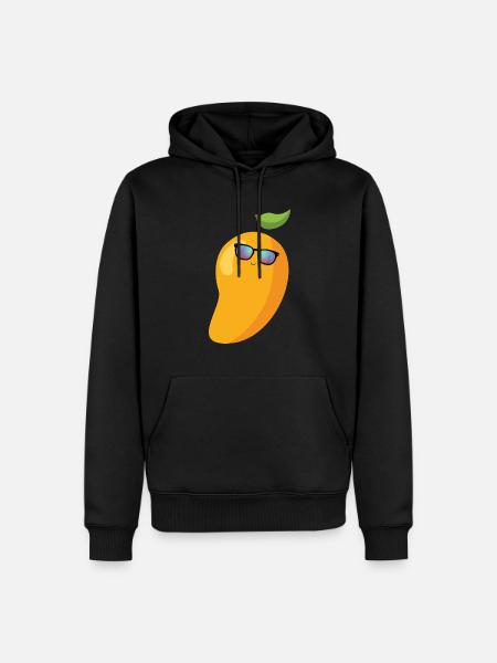 Mango Fruit Mango - Men’s Premium Organic Hoodie - black