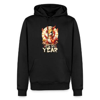 Year Of The Dragon Happy Chinese New Year 2024 - Männer Premium Bio Hoodie - Schwarz - Vorne - Nico (187cm)