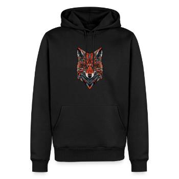 Wolf Forest Wild Wildlife Animal Pack JGA Wolf pack - Sweat à capuche Premium bio Homme - noir - Devant - Nico (187cm)