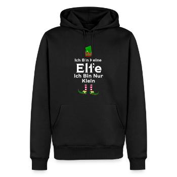 Weihnachten Elfe Gnome Geschenk - Männer Premium Bio Hoodie - Schwarz - Vorne - Nico (187cm)