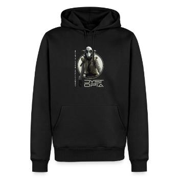 Masque à gaz astronaute Space Madness - Sweat à capuche Premium bio Homme - noir - Devant - Nico (187cm)
