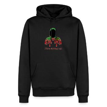 Nikis mystery art - Männer Premium Bio Hoodie - Schwarz - Vorne - Nico (187cm)