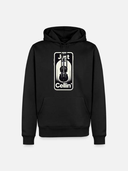 Juste Cellin' 11 - Sweat à capuche Premium bio Homme - noir
