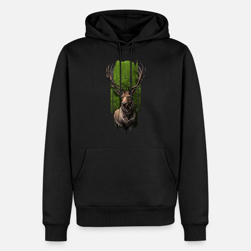 Monarque majestueux : Orignal - Sweat à capuche Premium bio Homme - noir