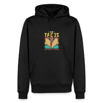 Lustiger Taco Cinco De Mayo Tacos Fun Lovers - Männer Premium Bio Hoodie - Schwarz - Vorne - Nico (187cm)