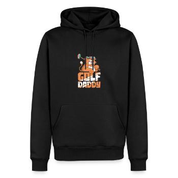 Funny Golf Golfer Sport Spaß Liebhaber - Männer Premium Bio Hoodie - Schwarz - Vorne - Nico (187cm)