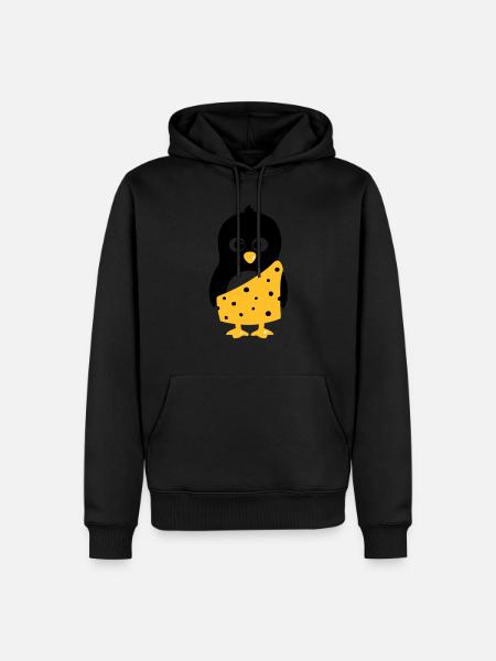 Penguin Tarzan - Men’s Premium Organic Hoodie - black