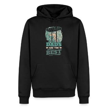 Hawaï - Sweat à capuche Premium bio Homme - noir - Devant - Nico (187cm)