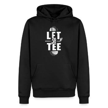 Golfspieler Golfplatz Golfer - Männer Premium Bio Hoodie - Schwarz - Vorne - Nico (187cm)
