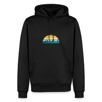Disc Golf - Disc Golfing Spieler Ultimate Frisbee - Männer Premium Bio Hoodie - Schwarz - Vorne - Nico (187cm)
