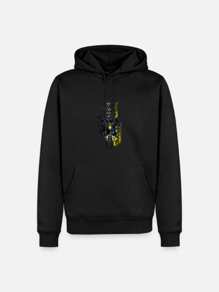 Chaman Cyberpunk - Sweat à capuche Premium bio Homme - noir