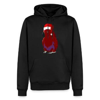 parrot - Men’s Premium Organic Hoodie - black - Front - Nico (187cm)
