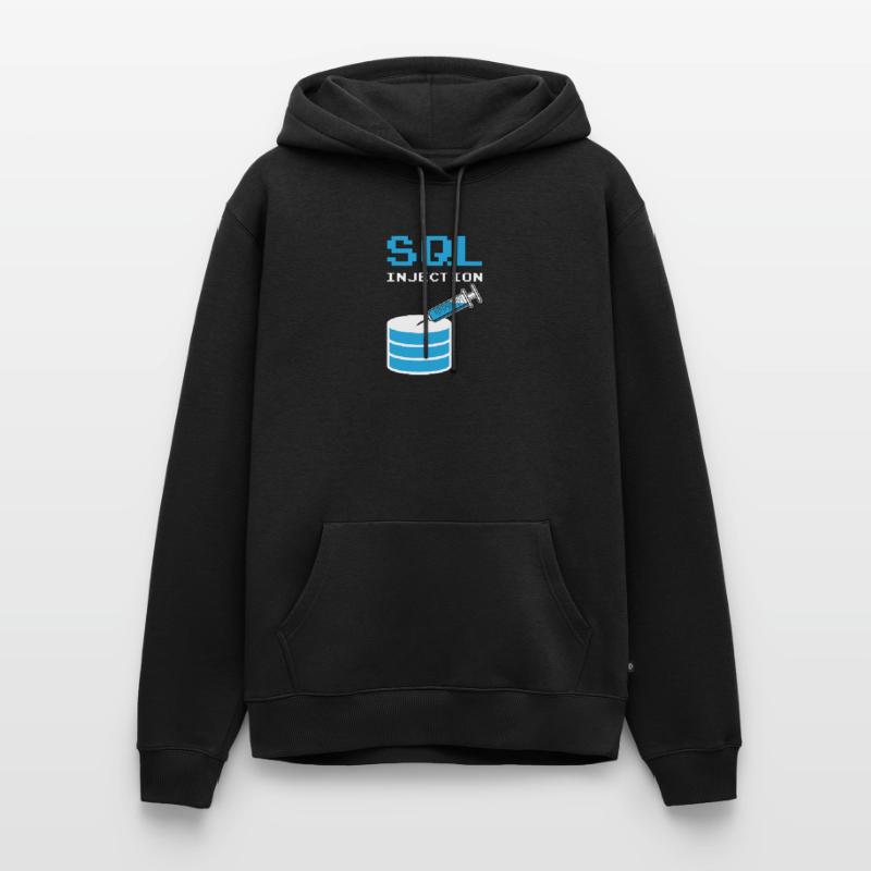 SQL Injection For SQL database admins Men’s Premium Organic Hoodie