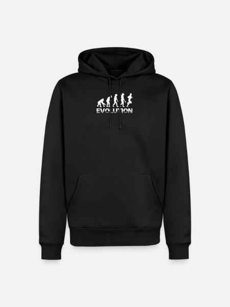 Courir Evolution Histoire Jogging - Sweat à capuche Premium bio Homme - noir
