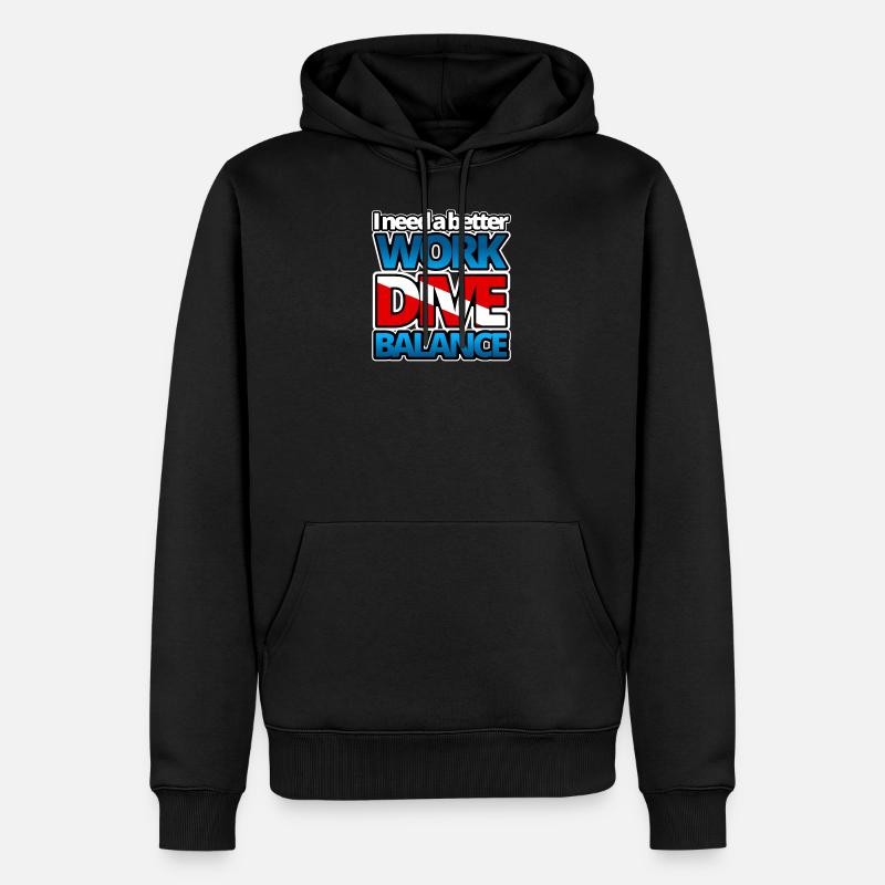 I need a better work dive balance MARE - Men’s Premium Organic Hoodie - black
