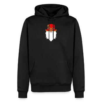 Steampunk-Zwerge - Männer Premium Bio Hoodie - Schwarz - Vorne - Nico (187cm)