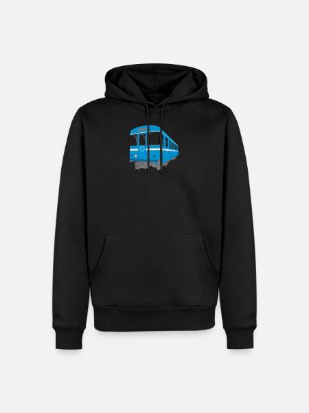 Stockholm Metro - Men’s Premium Organic Hoodie - black