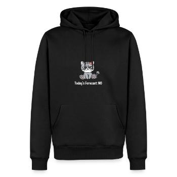 De nos jours, il n’y a pas de luxure sarcastique - Sweat à capuche Premium bio Homme - noir - Devant - Nico (187cm)