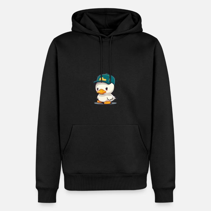 Canard mignon 1 - Sweat à capuche Premium bio Homme - noir