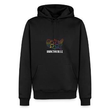 Huntsville Pride Month Pride Flag LGBT Community L - Männer Premium Bio Hoodie - Schwarz - Vorne - Nico (187cm)