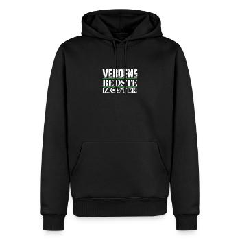 Die beste Tante Sami der Welt - Männer Premium Bio Hoodie - Schwarz - Vorne - Nico (187cm)