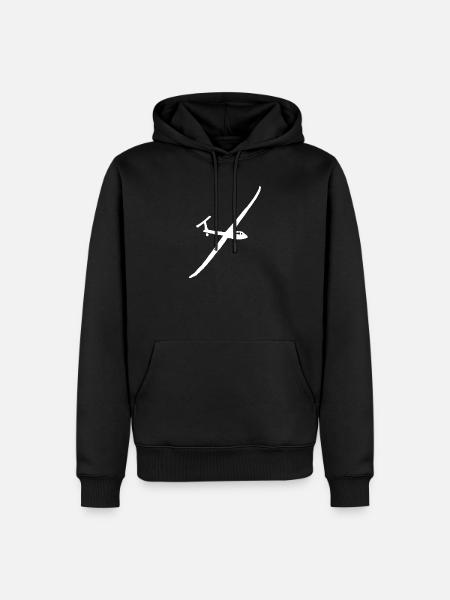 Voile à voile Plané - Sweat à capuche Premium bio Homme - noir
