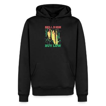 Acheter un thé chandelier à bas prix et à haute négociation - Sweat à capuche Premium bio Homme - noir - Devant - Nico (187cm)