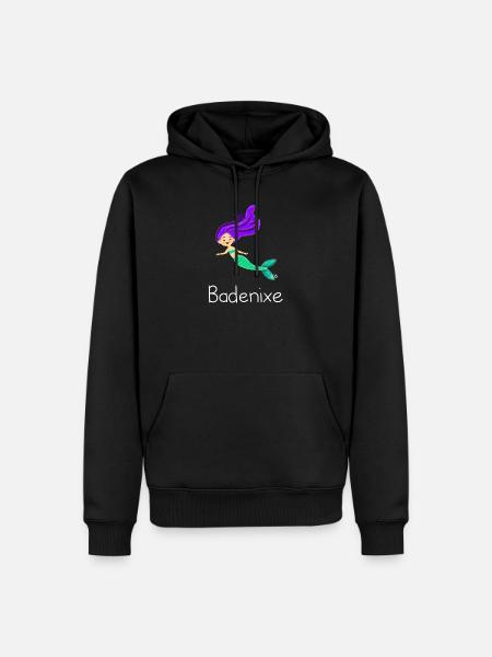 Badenixe - Männer Premium Bio Hoodie - Schwarz