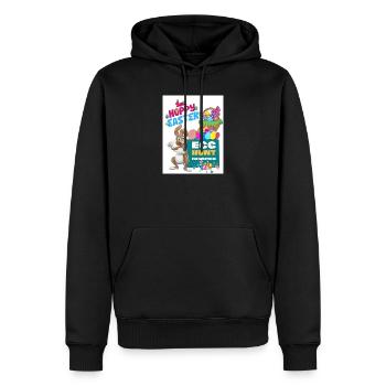 Happy Easter Osterhase Egg Hunt Champion Ostern - Männer Premium Bio Hoodie - Schwarz - Vorne - Nico (187cm)