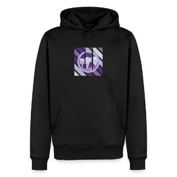 EinhornPaar Glühwürmchen-Nacht - Sonja Ariel - Männer Premium Bio Hoodie - Schwarz - Vorne - Nico (187cm)