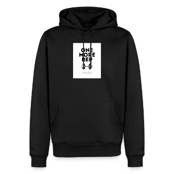 Gym Motivation Noch ein Wiederholungsdesign - Männer Premium Bio Hoodie - Schwarz - Vorne - Nico (187cm)