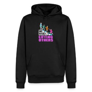 Feminismus Feminist Feministin Frauentag - Männer Premium Bio Hoodie - Schwarz - Vorne - Nico (187cm)