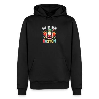 Déguisement de clown de carnaval Carnaval Carnaval - Sweat à capuche Premium bio Homme - noir - Devant - Nico (187cm)