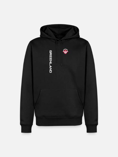 GREENLAND DENMARK | SINCE 1814 - Men’s Premium Organic Hoodie - black