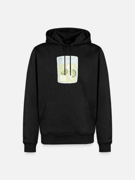 Moskauer Maultier im Aquarellstil - Männer Premium Bio Hoodie - Schwarz