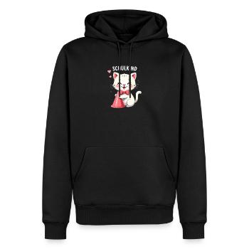 Schulkind 2026 Einschulung 2026 Schulanfang - Männer Premium Bio Hoodie - Schwarz - Vorne - Nico (187cm)