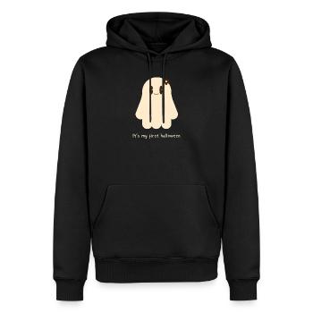 My First Halloween Baby Geist Geschenk - Männer Premium Bio Hoodie - Schwarz - Vorne - Nico (187cm)