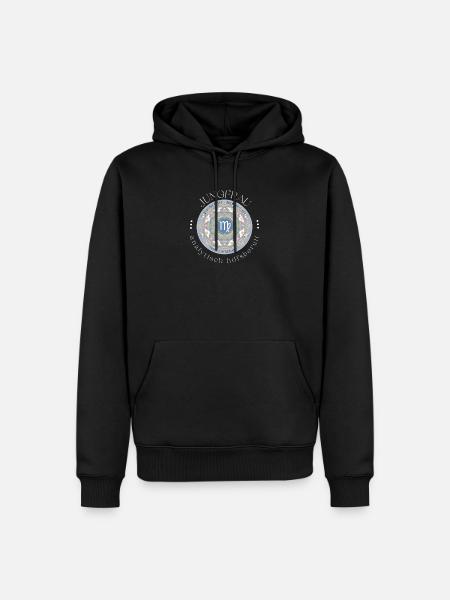 Virgo Mandala Symbolik Jungfrau Sternzeichen - Männer Premium Bio Hoodie - Schwarz