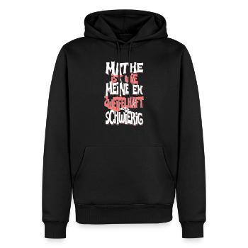 Mathe ist wie meine Ex Zweifelhaft Schwierig - Männer Premium Bio Hoodie - Schwarz - Vorne - Nico (187cm)