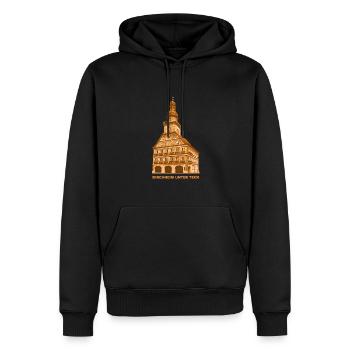 Château de Kirchheim unter Teck Baden-Württemberg - Sweat à capuche Premium bio Homme - noir - Devant - Nico (187cm)