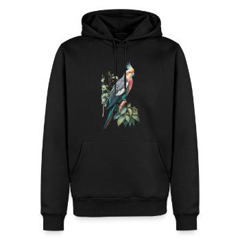 Nymphensittich für einen Nymphensittich Besitzer - Männer Premium Bio Hoodie - Schwarz - Vorne - Nico (187cm)