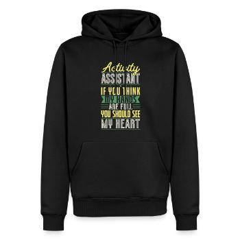 Activity Assistant Appreciation - Männer Premium Bio Hoodie - Schwarz - Vorne - Nico (187cm)