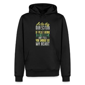 Activity Director Appreciation - Männer Premium Bio Hoodie - Schwarz - Vorne - Nico (187cm)