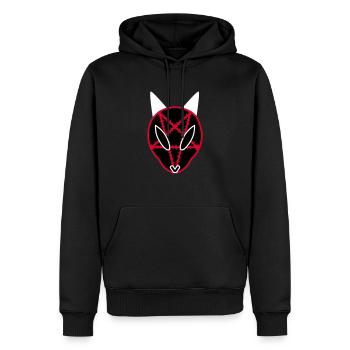 Pentekuroeil - Sweat à capuche Premium bio Homme - noir - Devant - Nico (187cm)