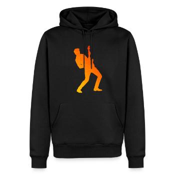 electronic guitar Gitarrenspieler Gitarre - Männer Premium Bio Hoodie - Schwarz - Vorne - Nico (187cm)