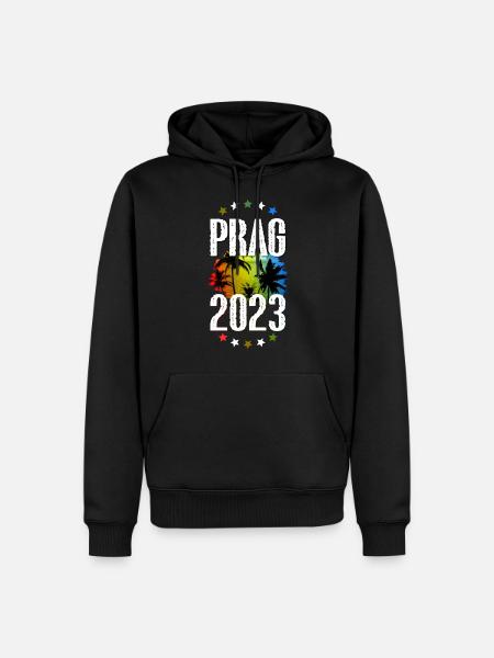 Prague 2023 - Men’s Premium Organic Hoodie - black